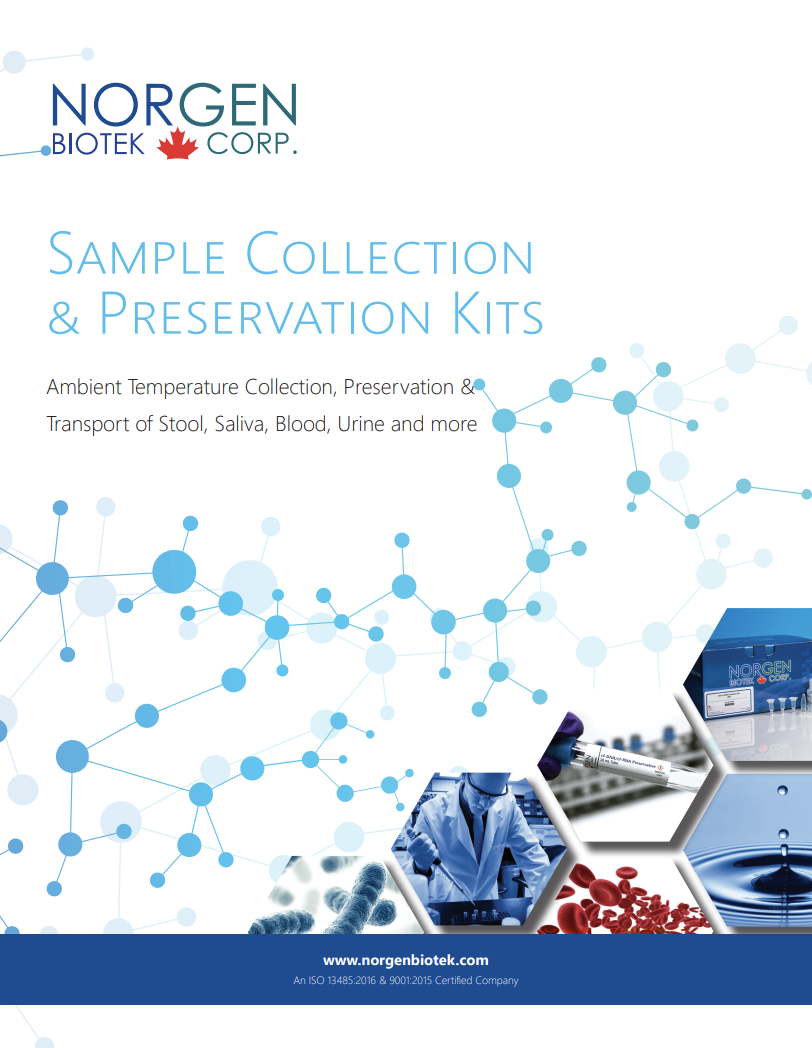 Norgen Biotek Sample Collection and Preservation Kits