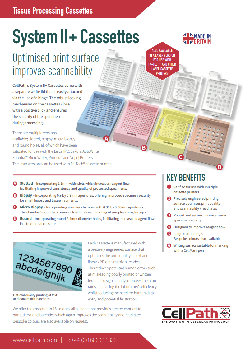 CellPath System II+ Cassettes